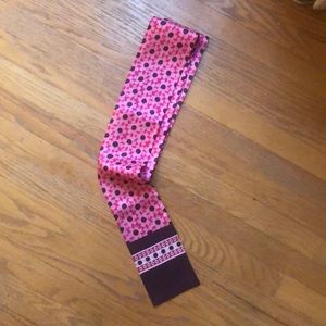 Kate Spade Pink Floral Silk Scarf